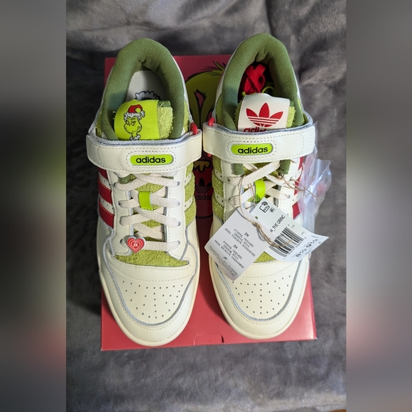 [ID3512] Mens Adidas FORUM LOW_THE GRINCH - Picture 13 of 16